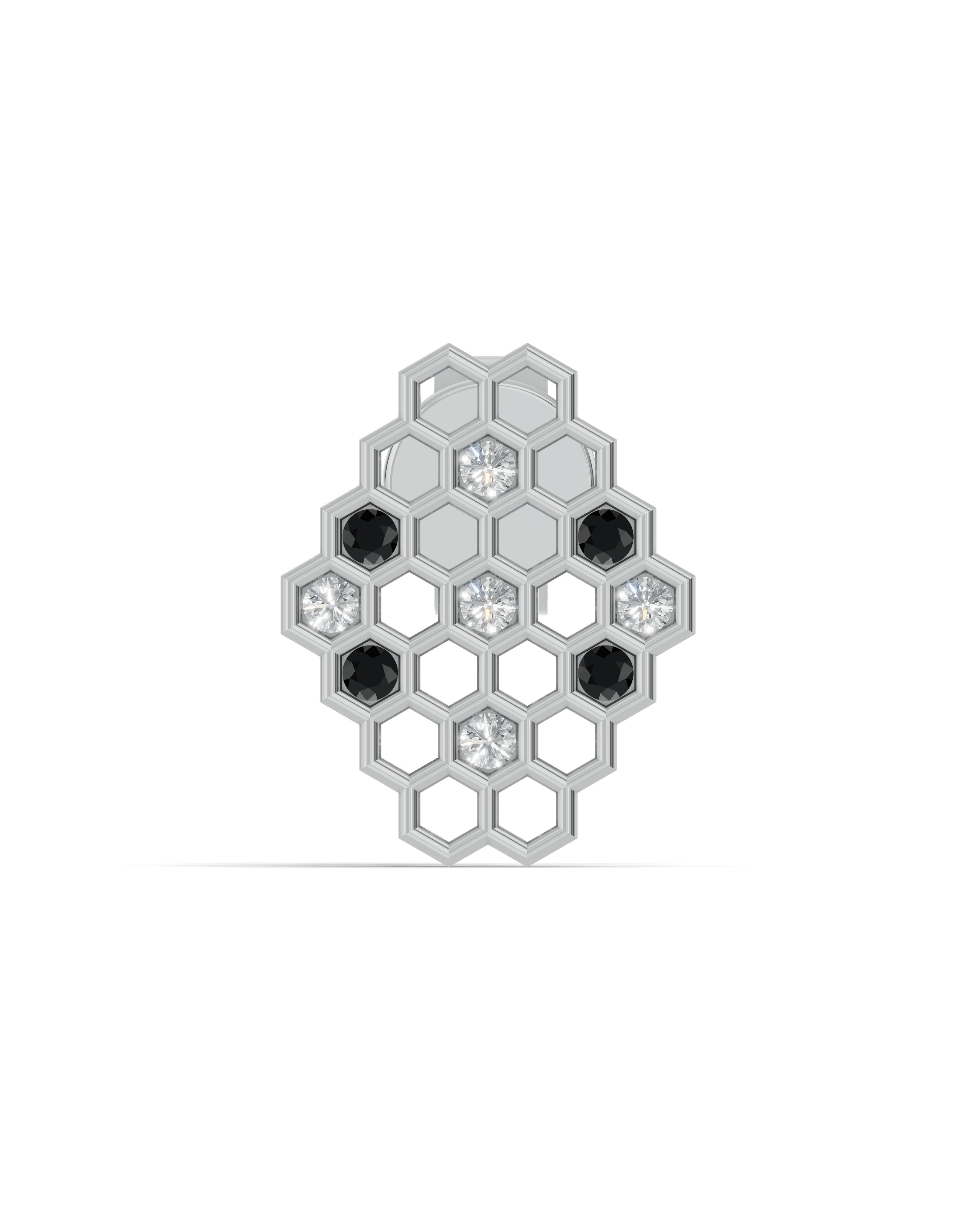 Platinized Sterling Silver