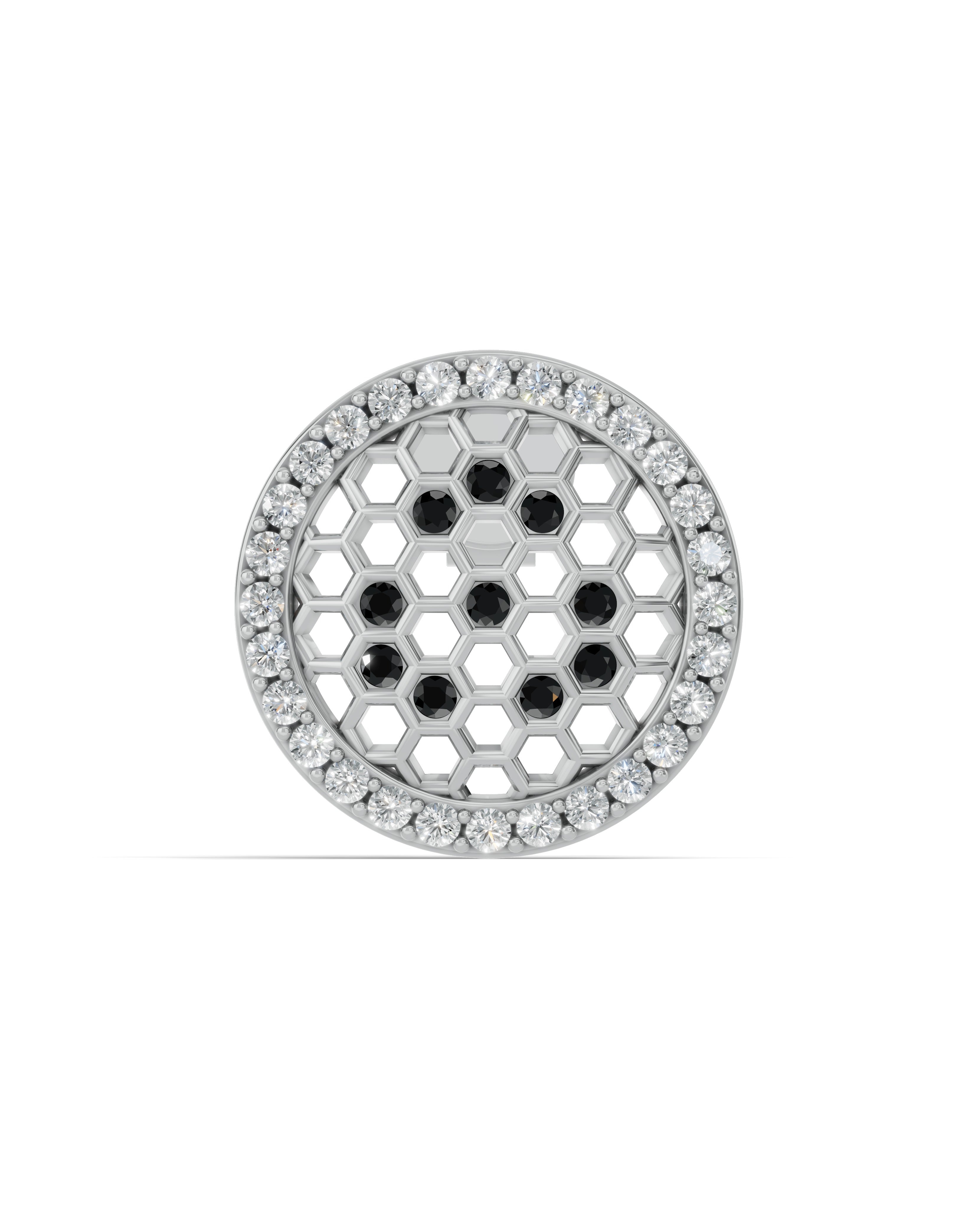 Platinized Sterling Silver