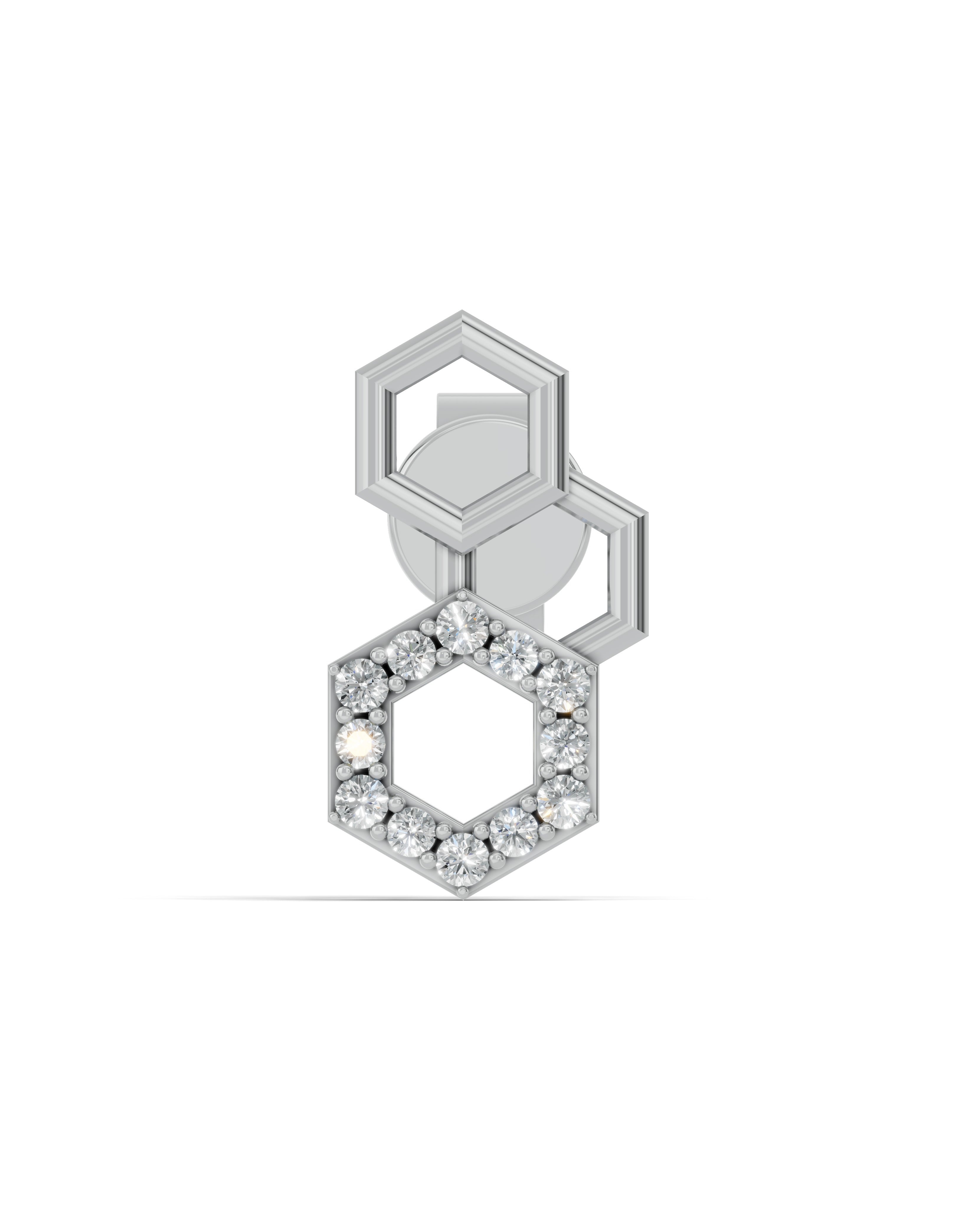 Platinized Sterling Silver