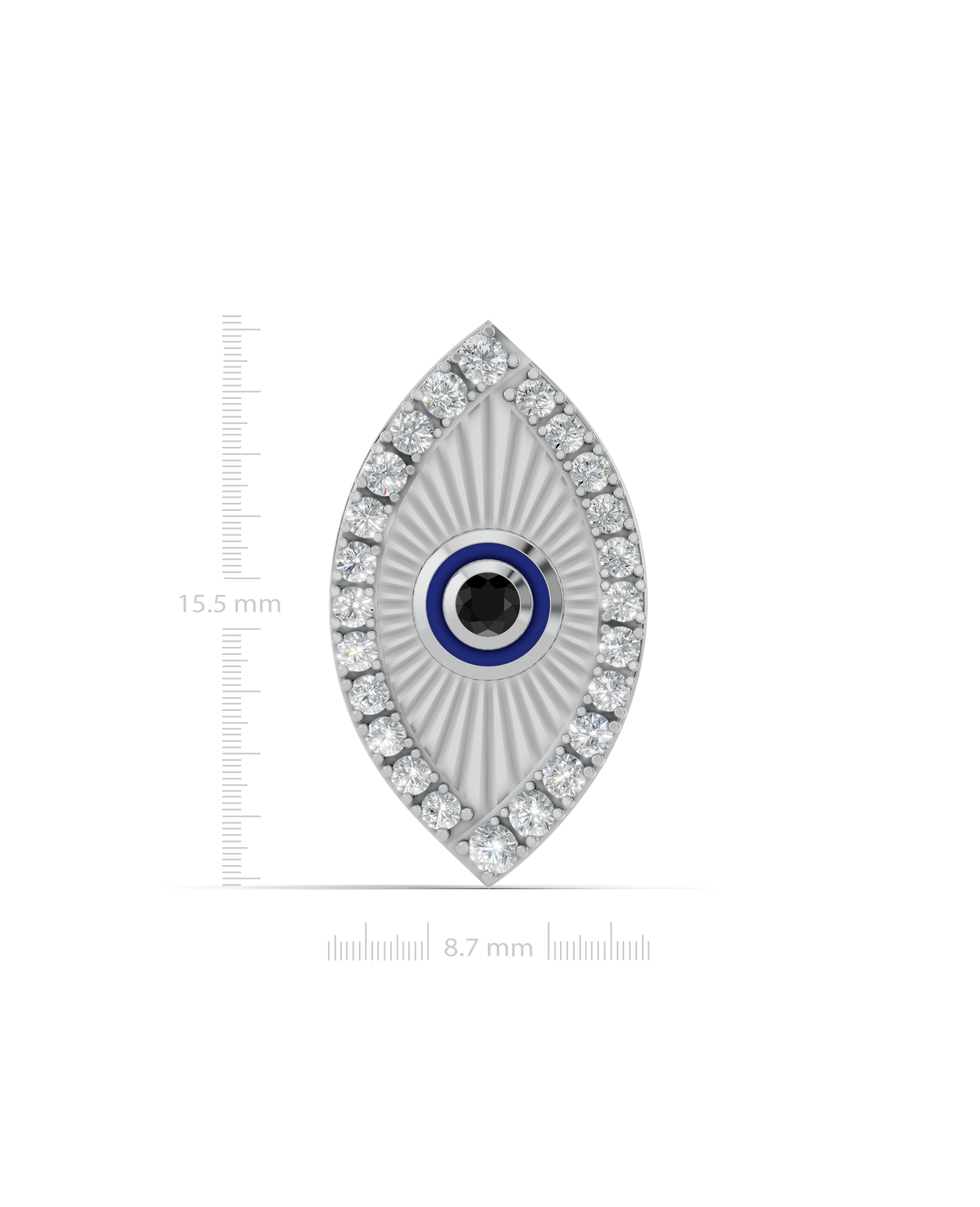 Platinized Sterling Silver