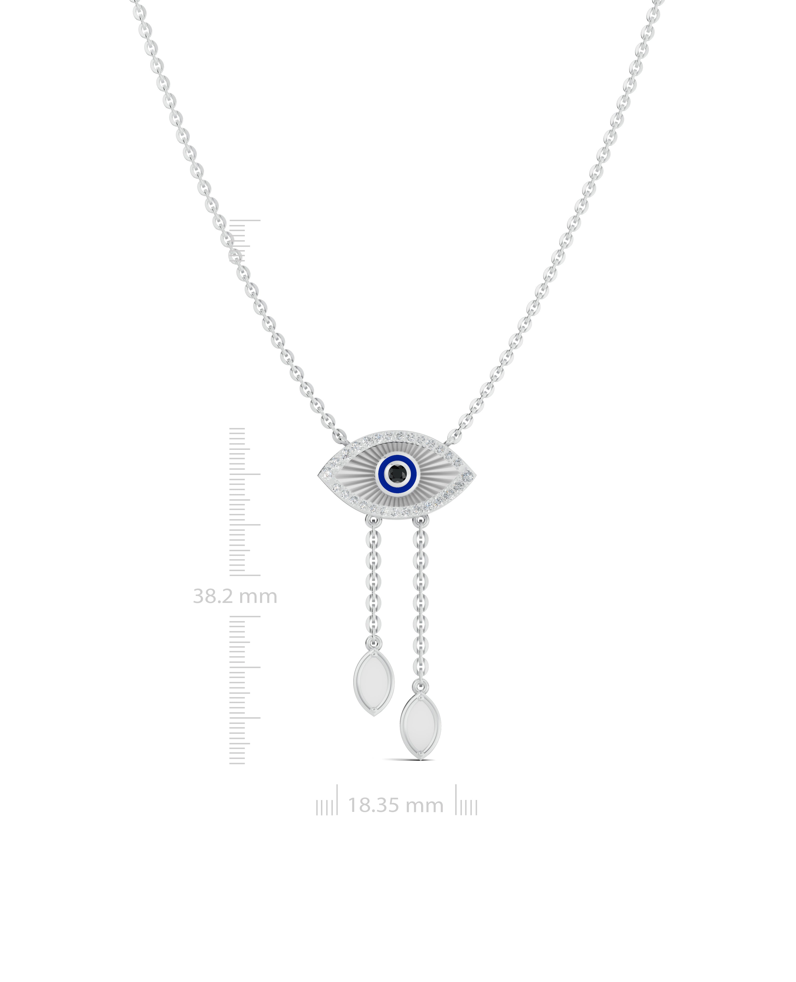 Platinized Sterling Silver