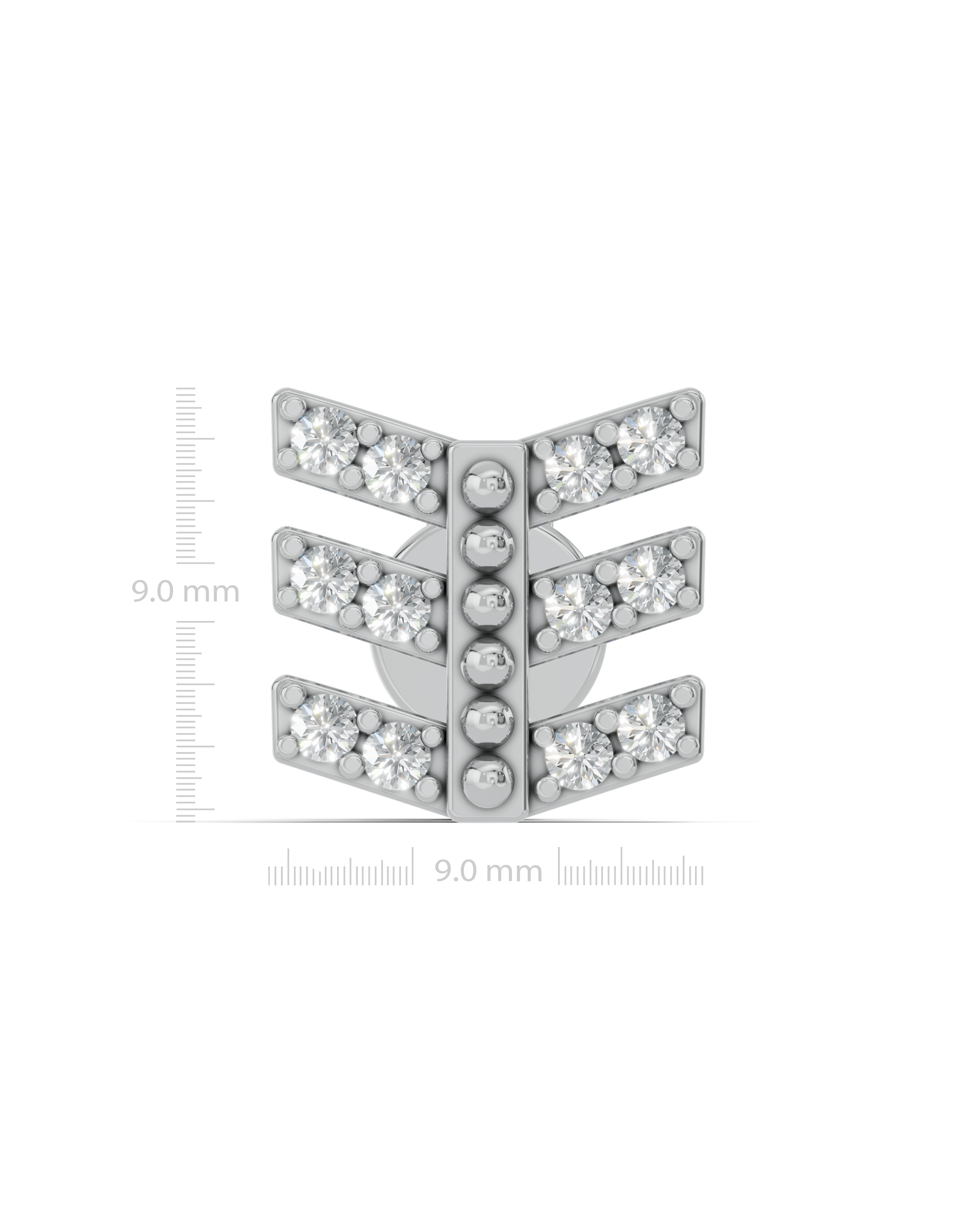 Platinized Sterling Silver