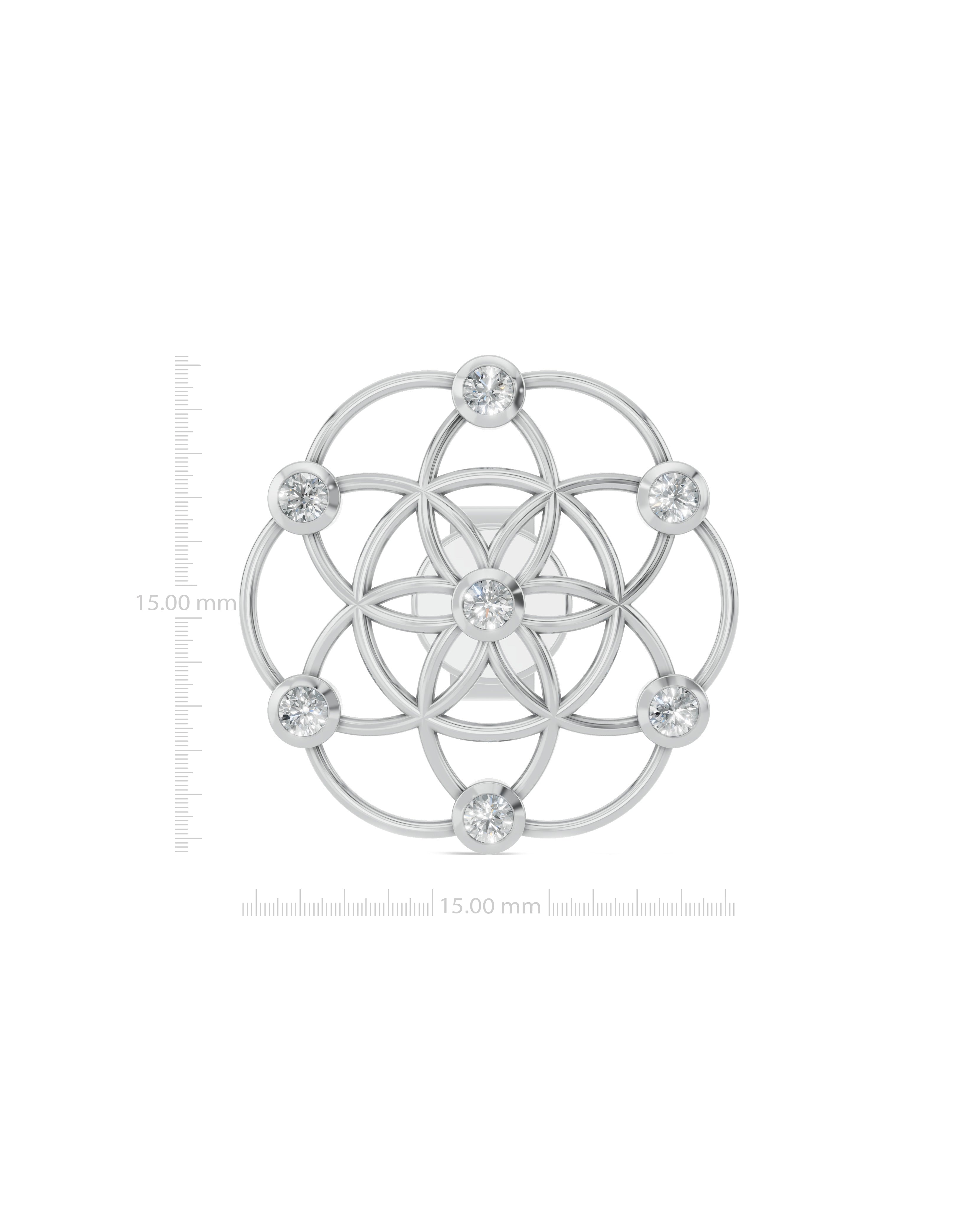 Platinized Sterling Silver