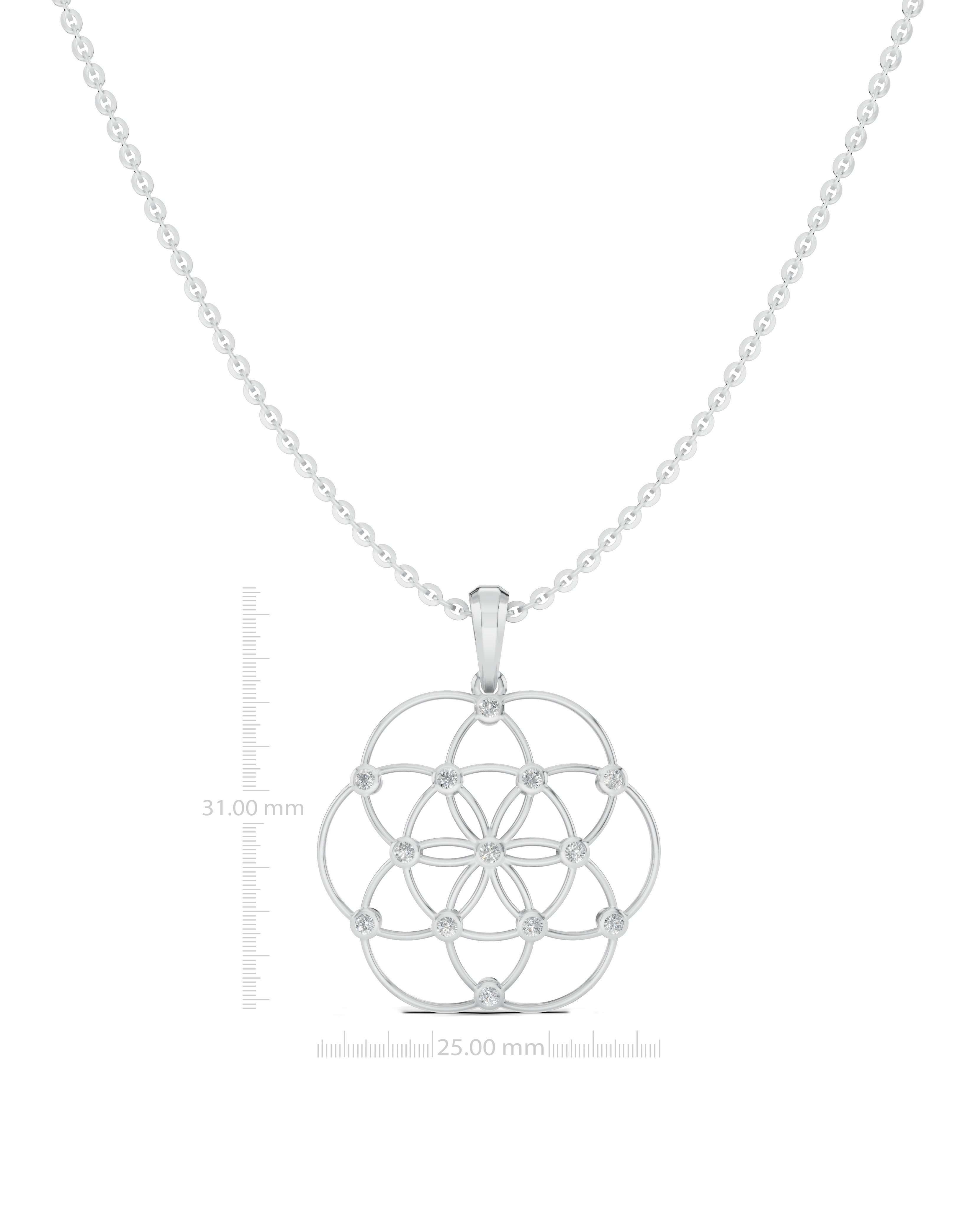 Platinized Sterling Silver