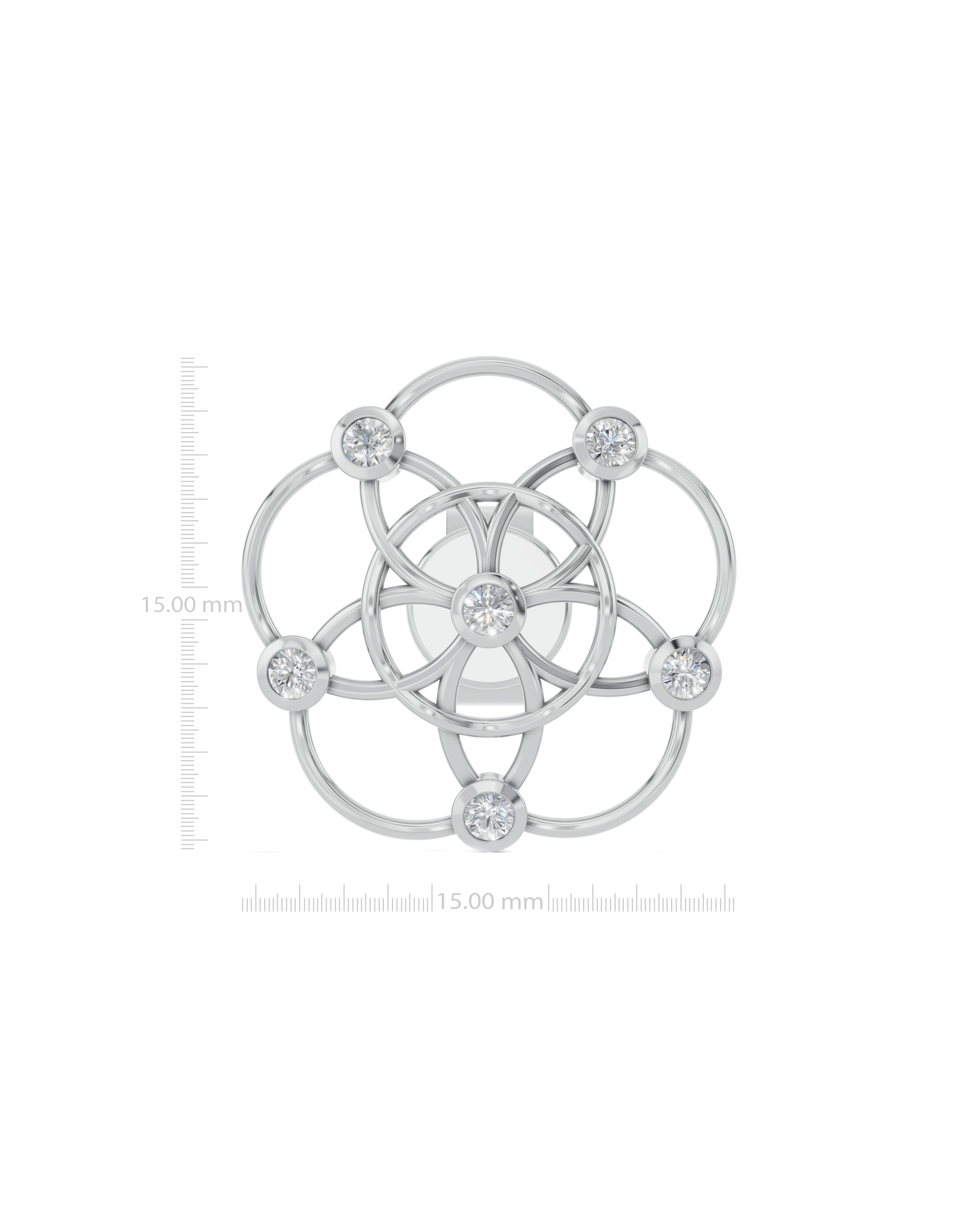 Platinized Sterling Silver