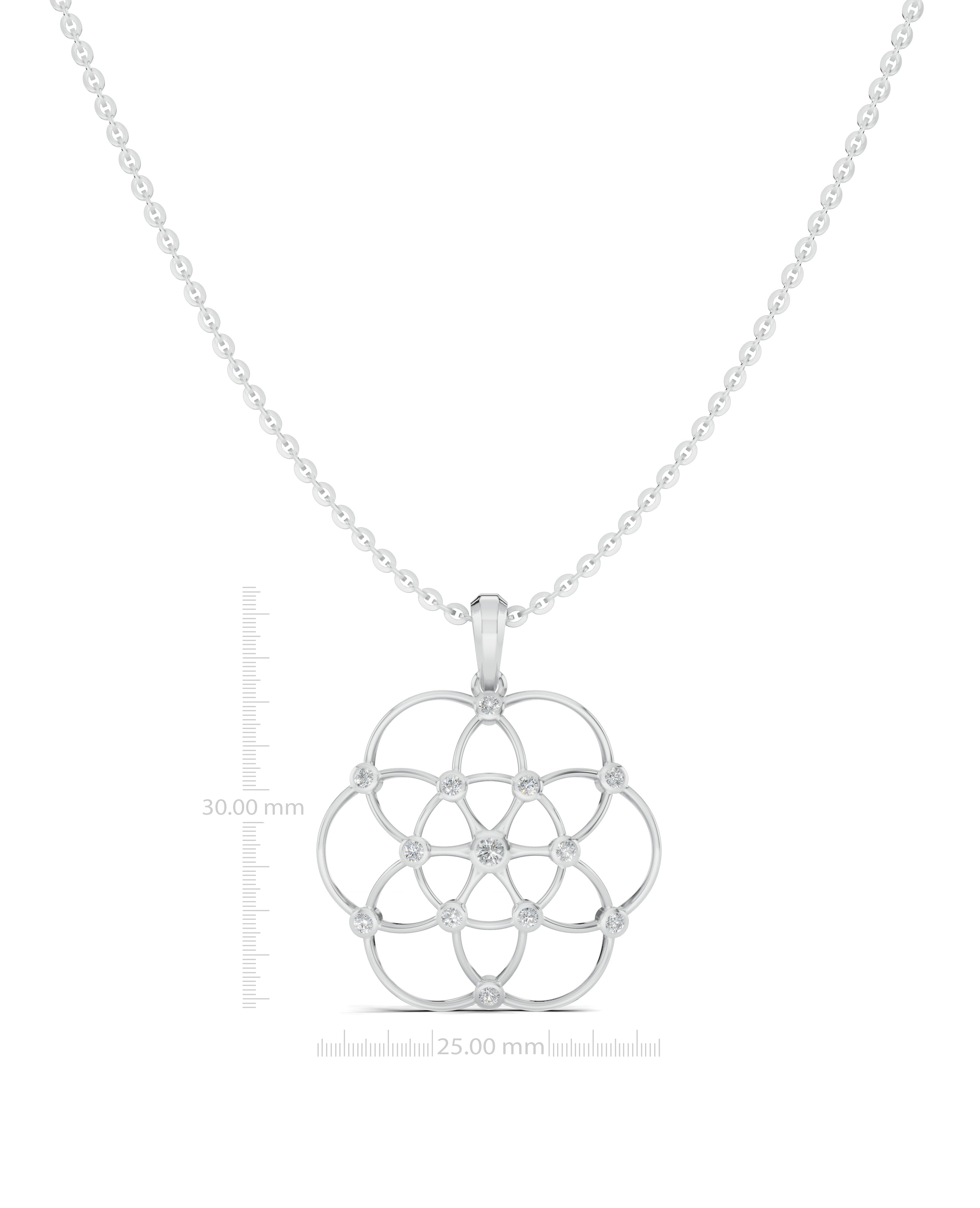 Platinized Sterling Silver