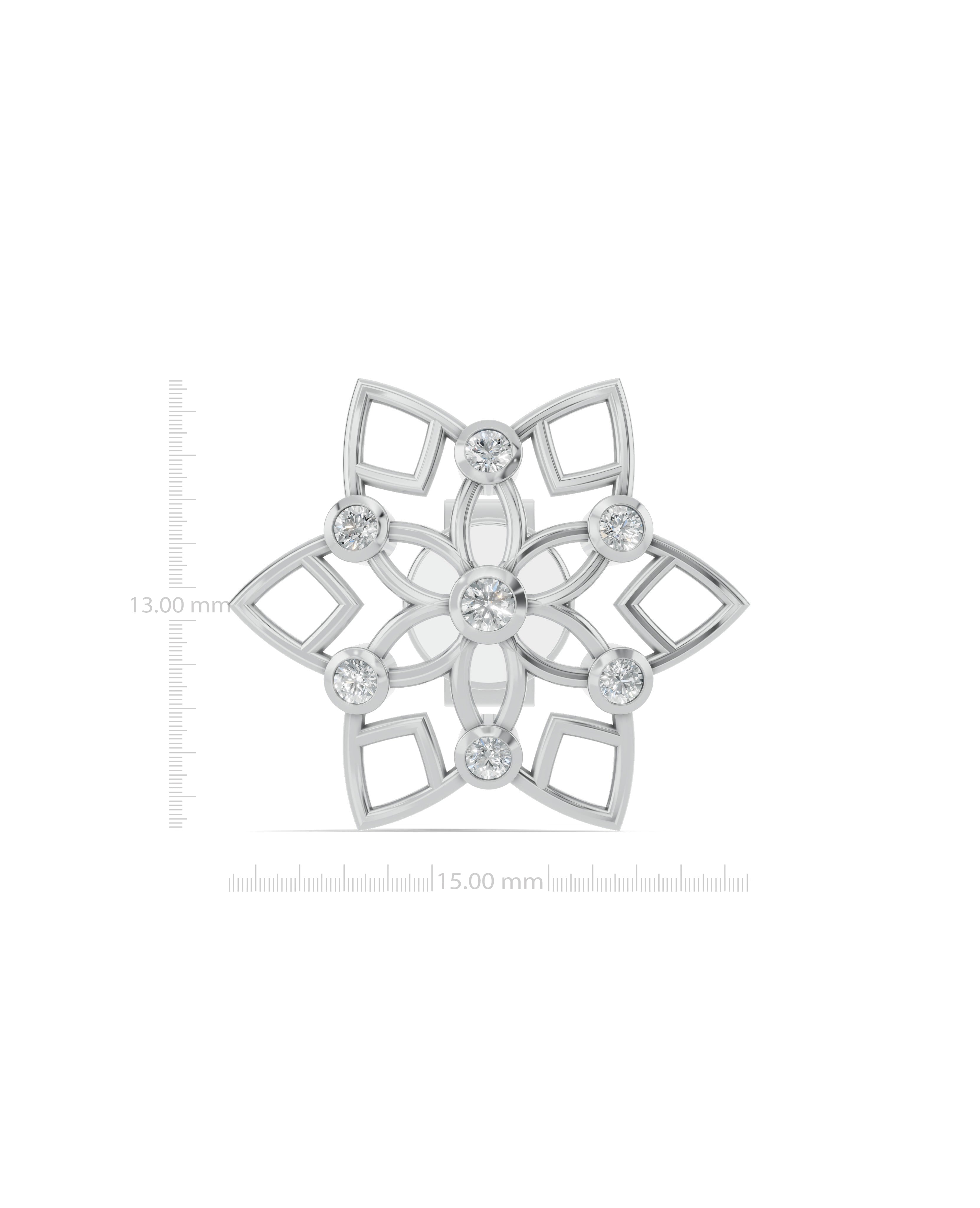 Platinized Sterling Silver