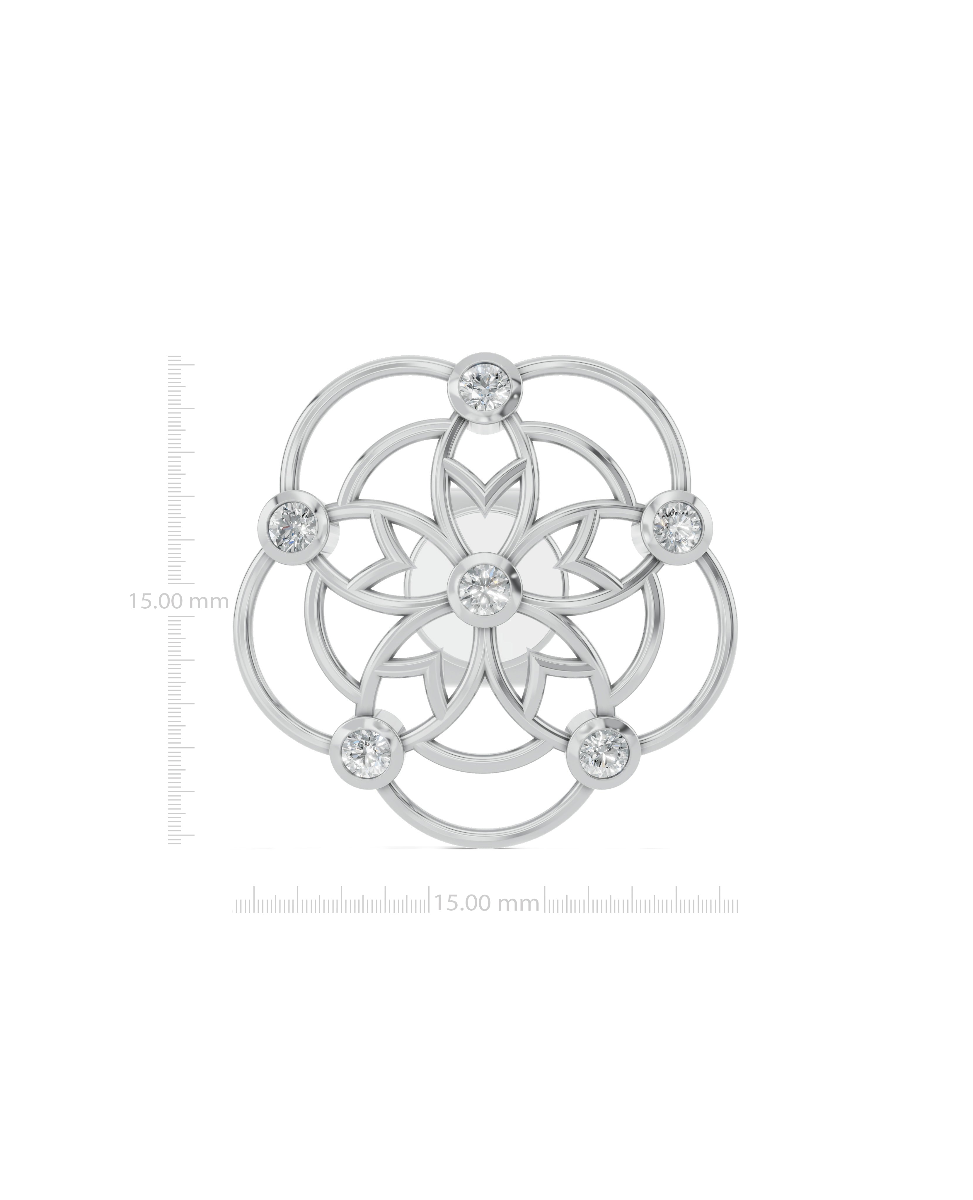 Platinized Sterling Silver