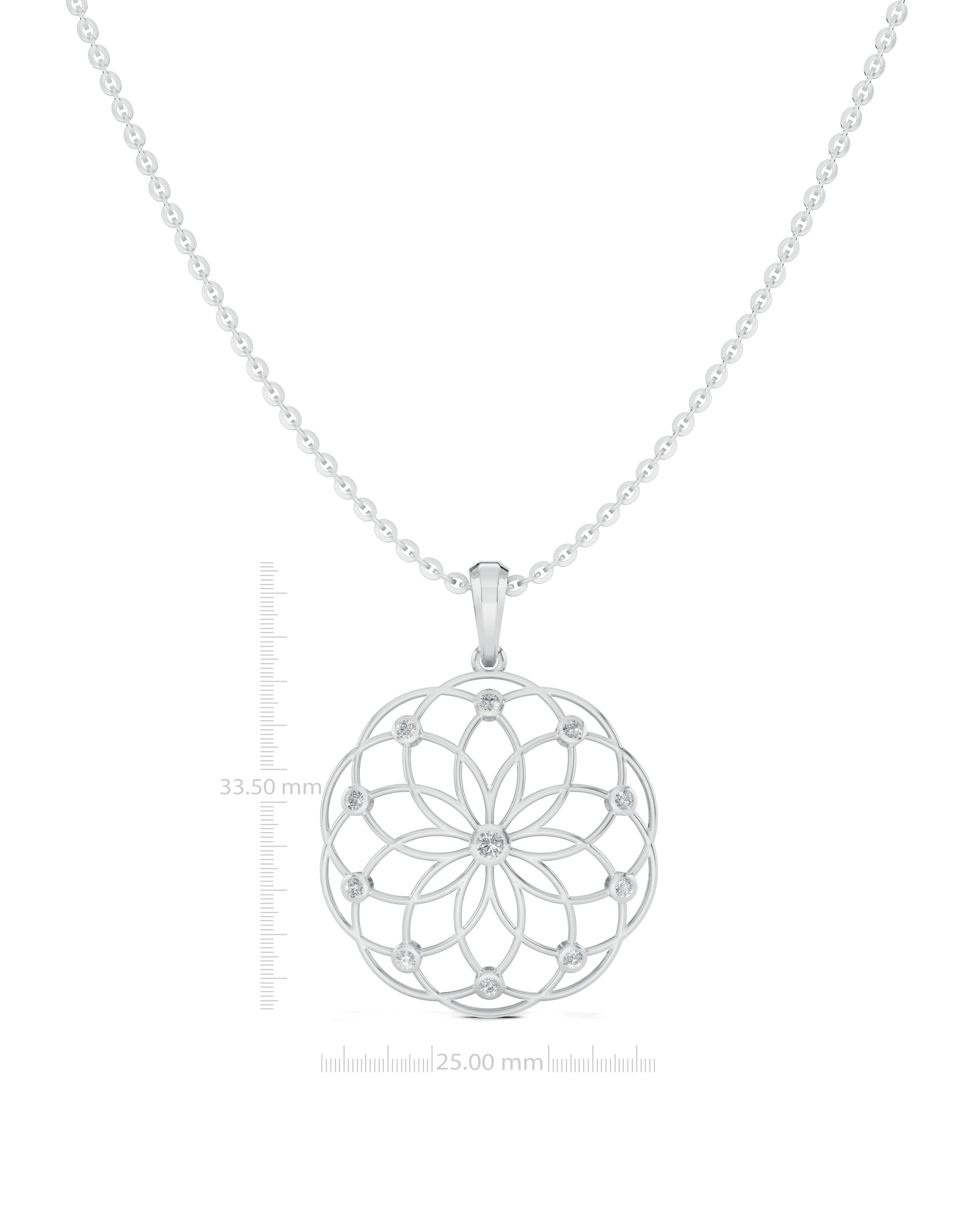 Platinized Sterling Silver