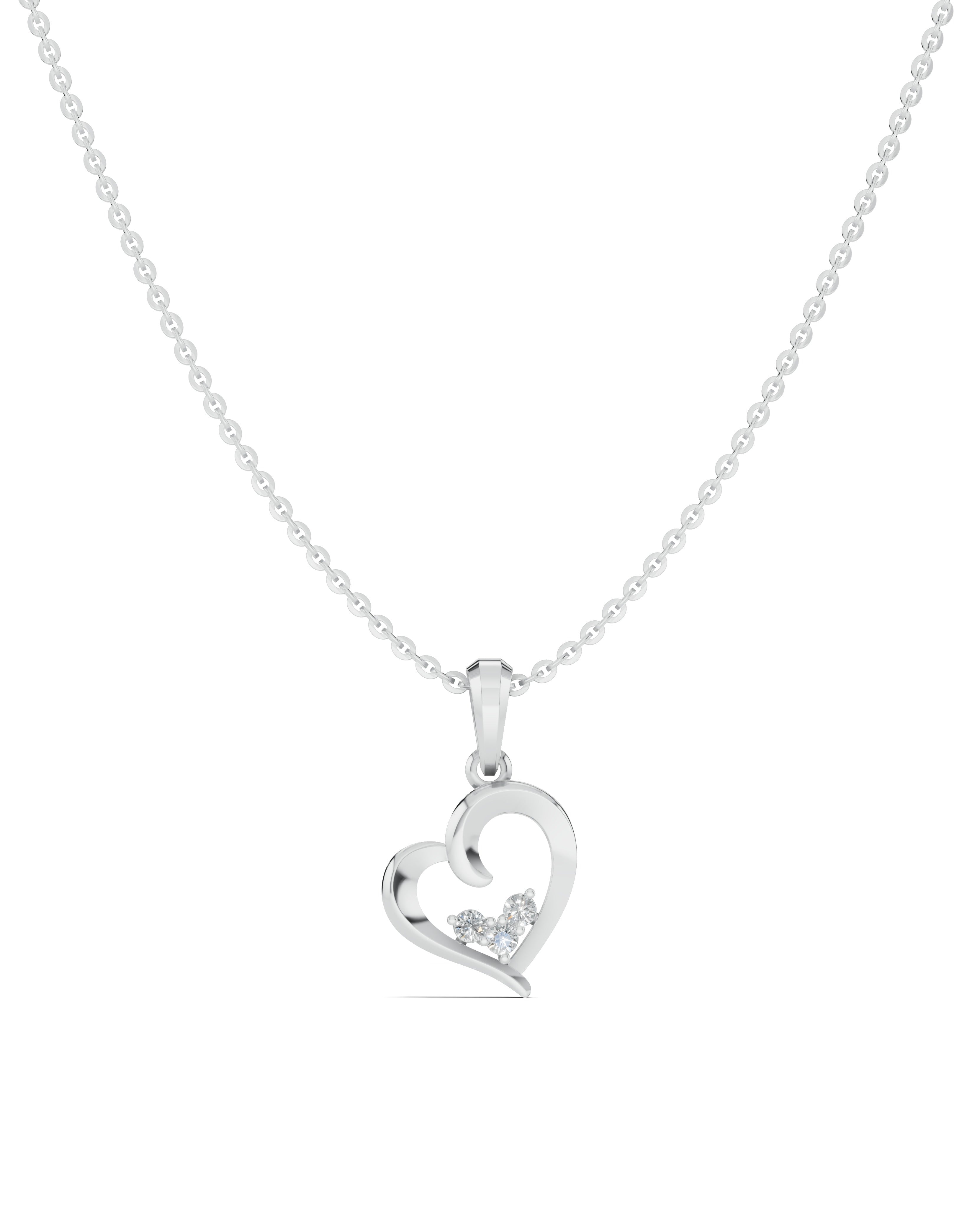 Platinized Sterling Silver