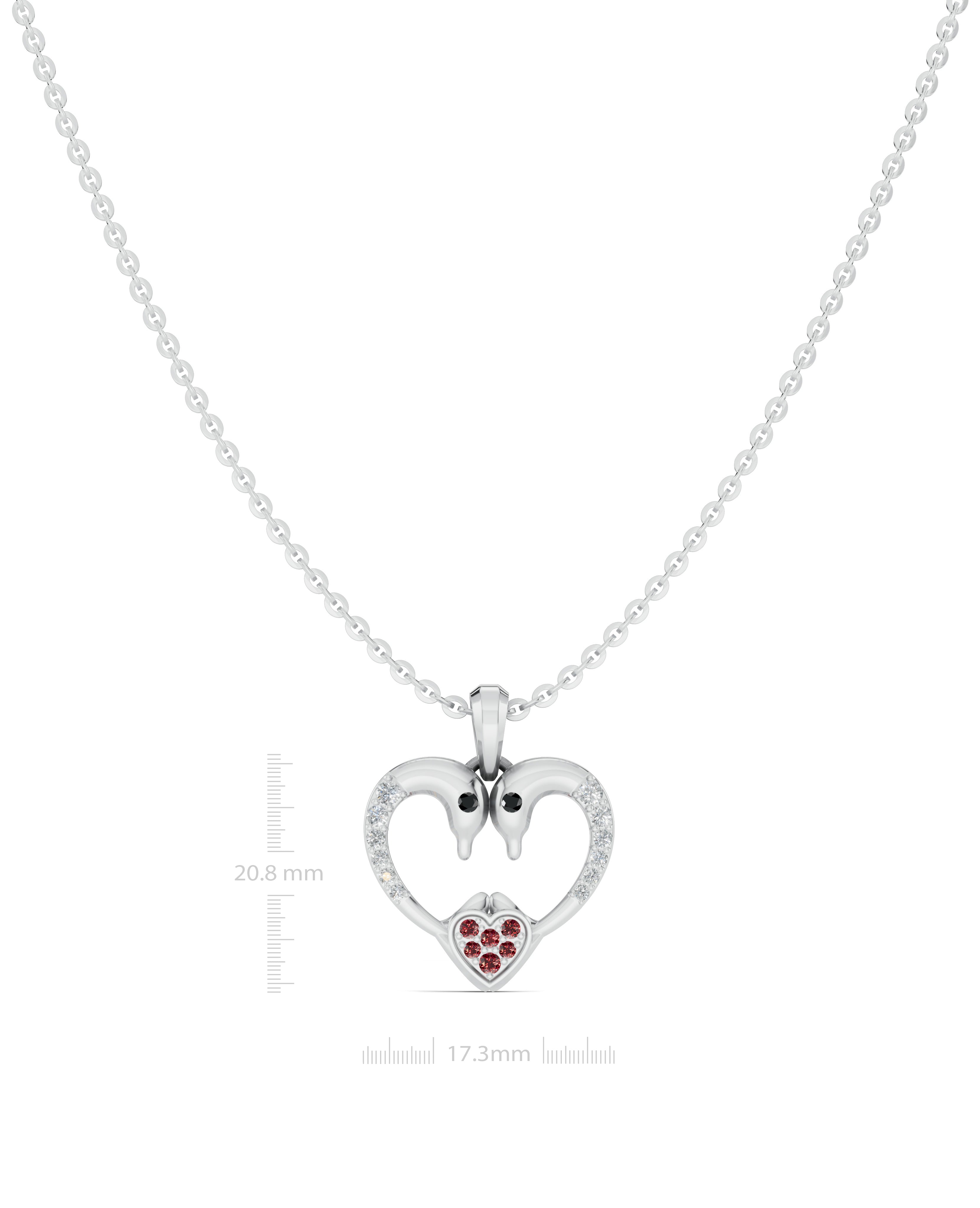 Platinized Sterling Silver