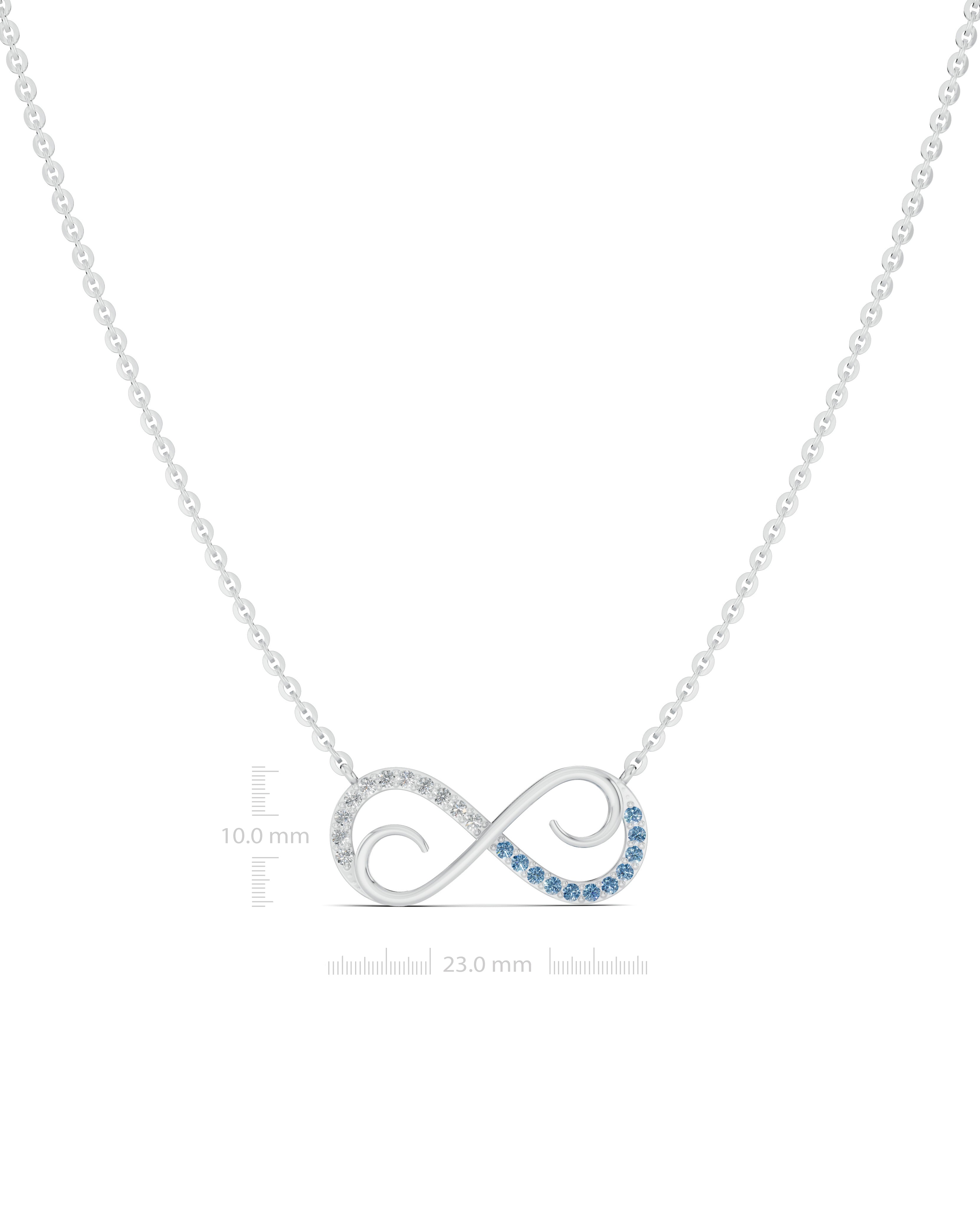 Platinized Sterling Silver