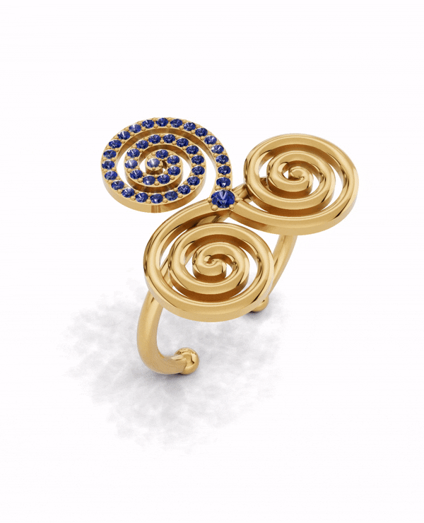 18K Vermeil Plated Sterling Silver