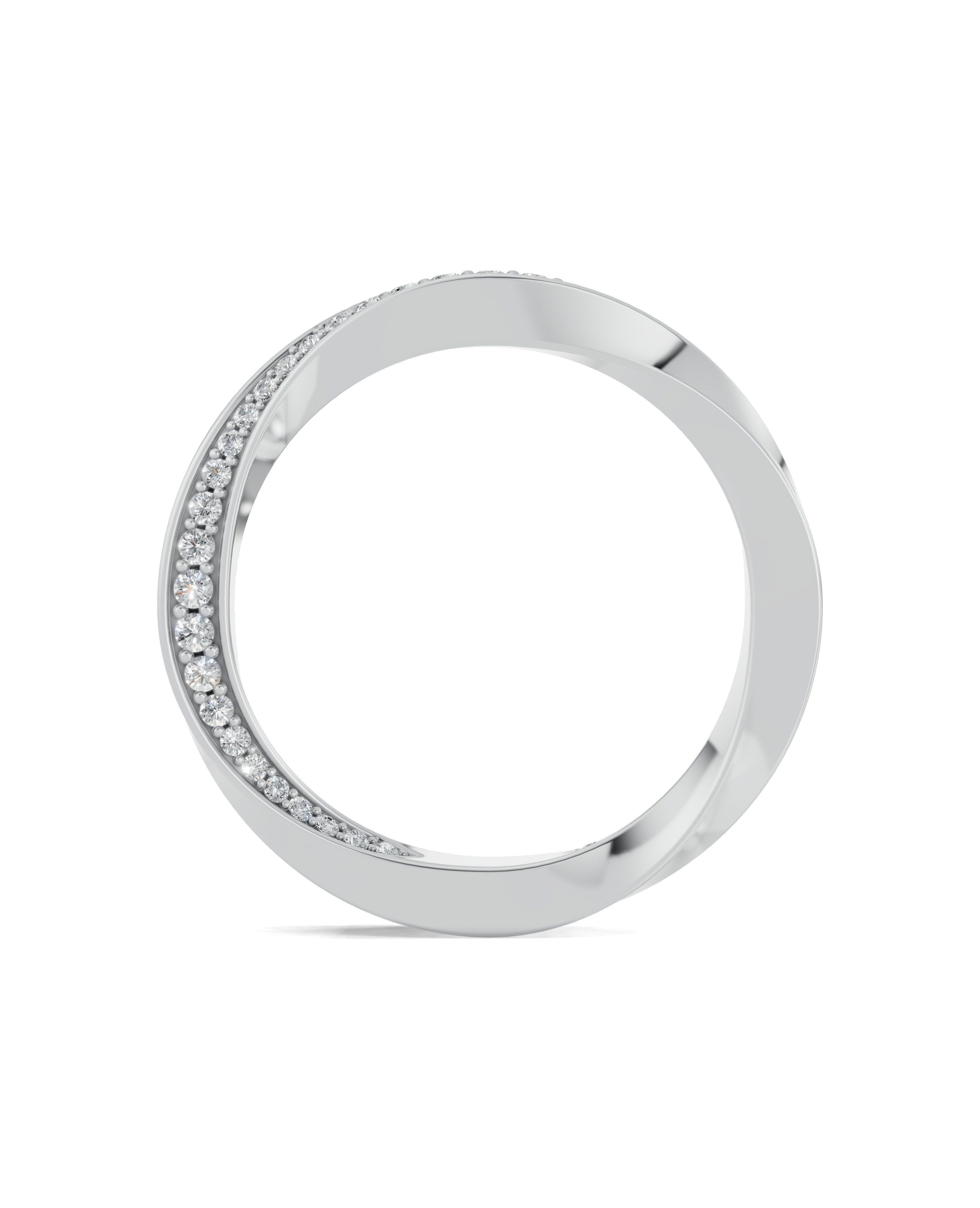 Platinized Sterling Silver