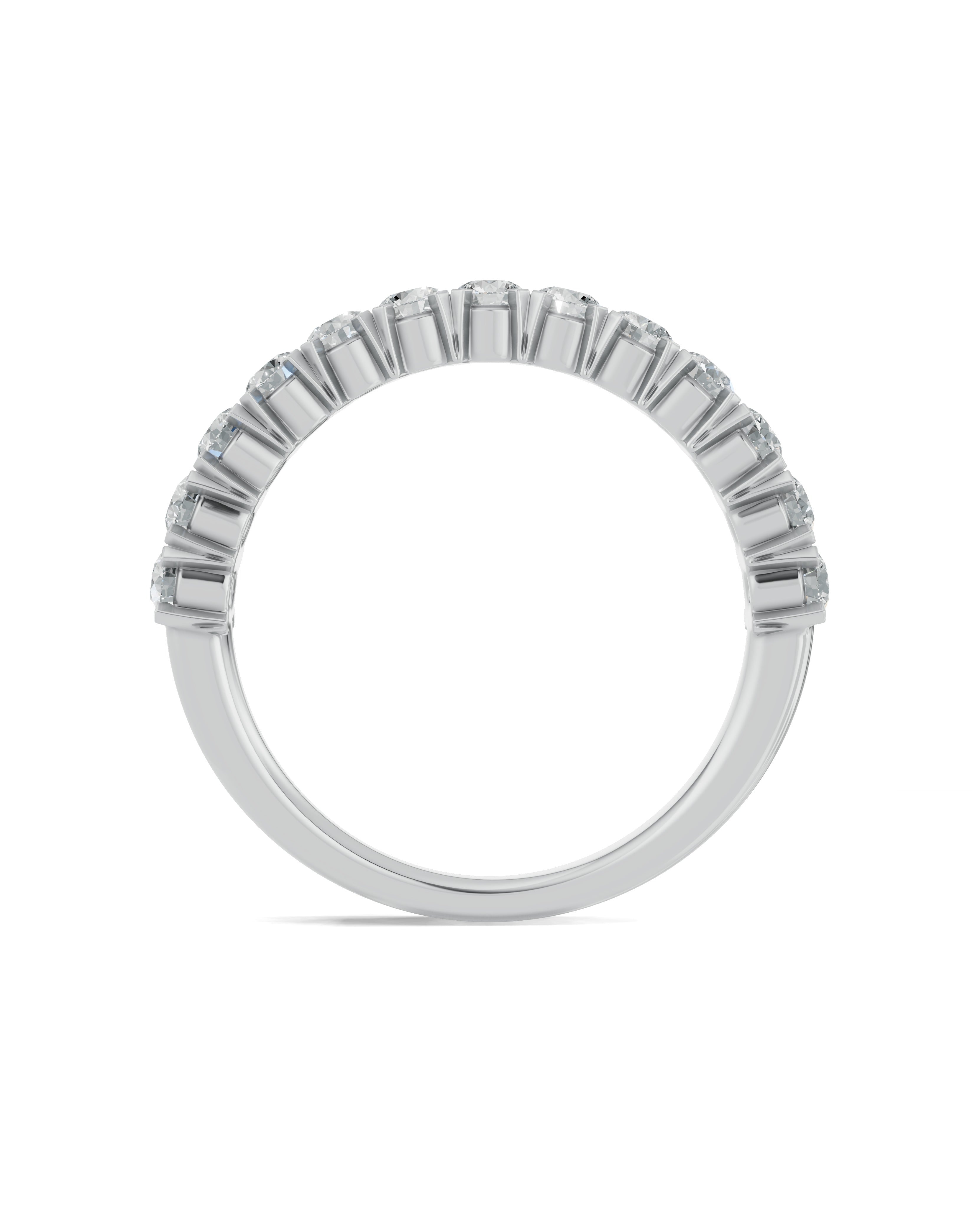 Platinized Sterling Silver